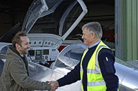 Test Flight with Bob Cole at the controls